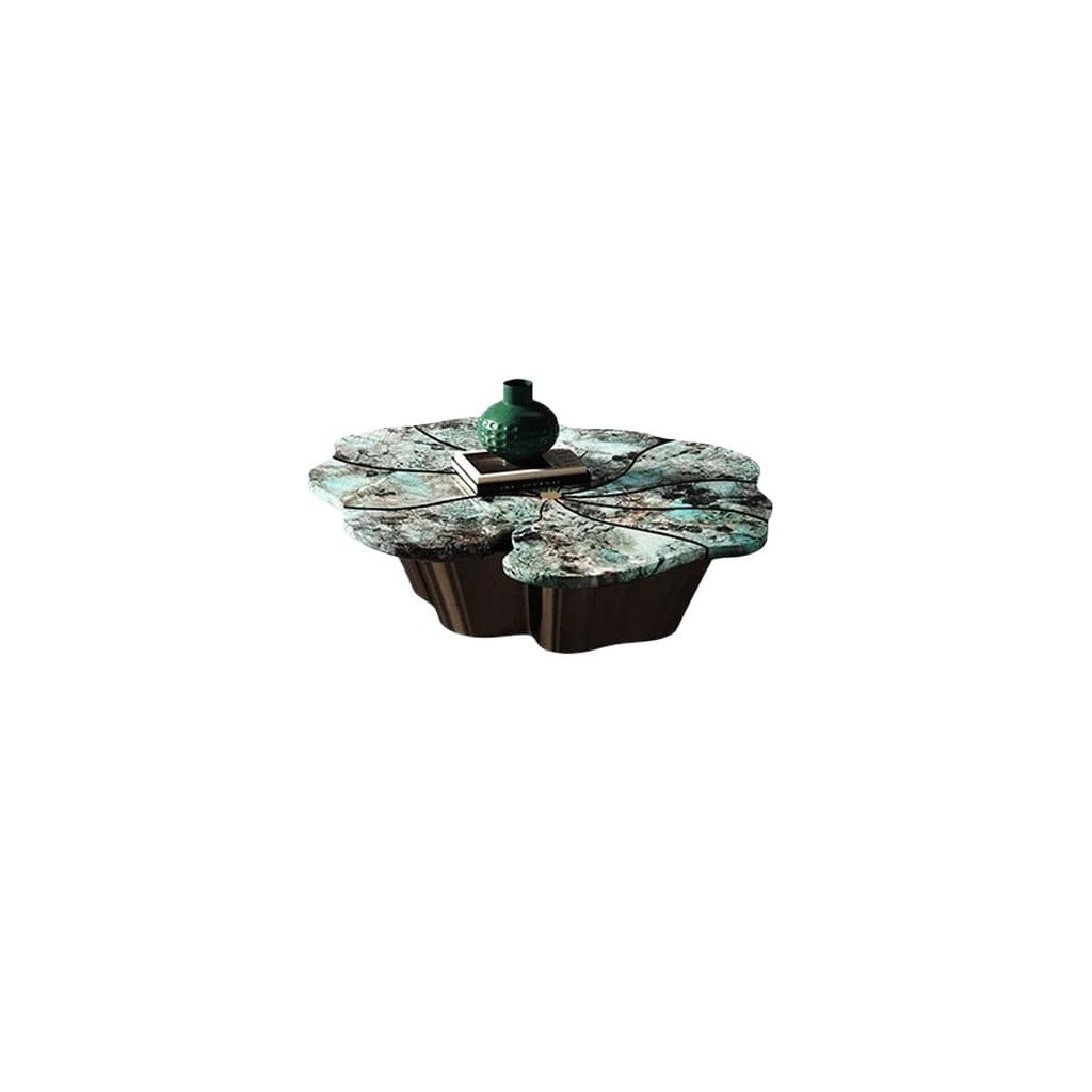 Coffee Tables Lotus Leaf Coffee Table Villa Mansion Whole House with Green Stone Coffee Table Coffee Tables for