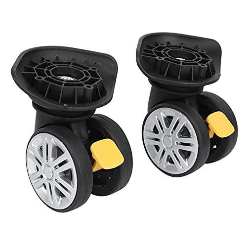 Zerone Brake Wheel, Outdoor Brake Universal Wheel Drawbar Box Suitcase Luggage Cases Replacement with 8 Nails