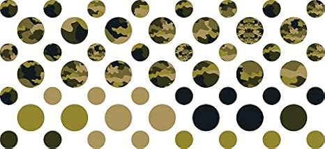 StickerTalk, Solid and Camouflage Camera Dots Webcam Covers