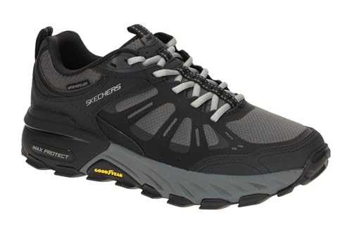 Skechers MAX Protect - Tenis para Hombre, Color Negro, Talla 9, Black, 43 EU