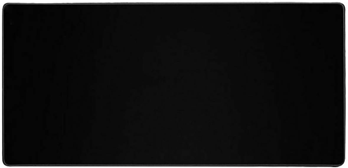 Gaming Mouse Pad, Large Long XXL Mousepad with Stitched Edges 37x15.7x0.12 inch, Full Extend Desk Pad Keyboard Mat, Non-Slip Base, Water-Resistant, for Work ๏ผGaming, Office ๏ผHome, Black