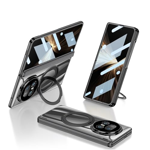 Coque Honor Magic V5 2025 avec protection écran et charnière magnétique translucide