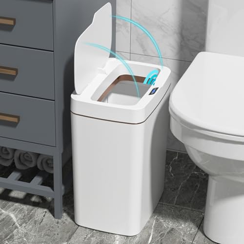 Caneca de basura automática con sensor tactil sin contacto miniatura 4