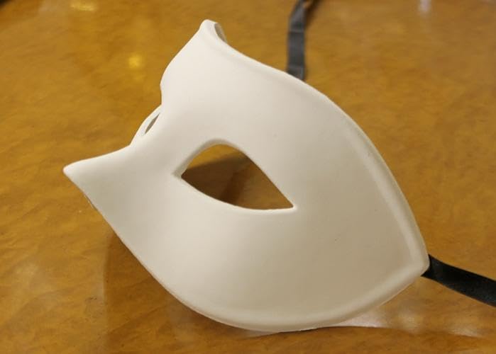 ベネチアンマスク カーニバルマスク 仮面 フルフェイス ホワイト