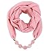 Générique Gel Ongle Femmes Coton Lin Collier Pendentif Écharpe Style Ethnique Doux Collier Écharpe