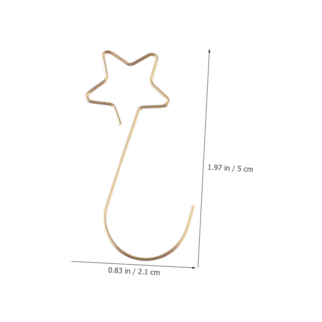 GARVALON Christmas Ornament Hangers 5 Packs Xmas Ornament Hooks Bauble Hangers Stainless Steel Hooks Easy to Use No Damage to Furniture