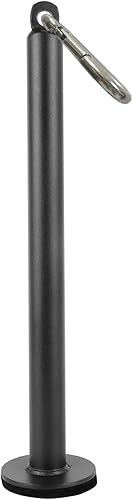 Weight Loading Pin with Carabiner fit 1 inch Weight Plates and 2 inch Olympic Plates for Cable Pulley System LAT Pulldown,Weights Lifting Pin Holder