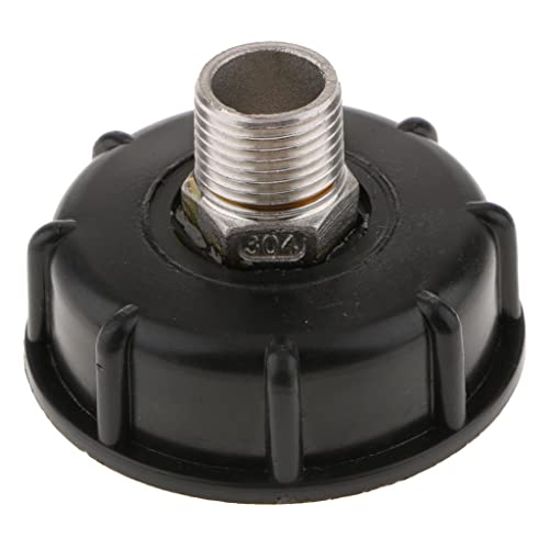 IBC - Adaptador de rosca gruesa a conector NPT macho de 4 pulgadas para barriles y tanques industriales