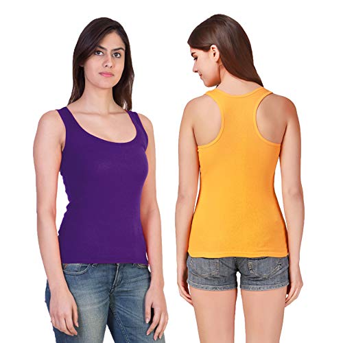 Image of Camisole Tank Top Vest Racerback Sando Camis for Women, Girls (Pack of 2)