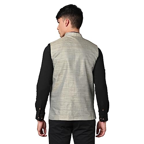Image of Vastraa Fusion Men's Export-Quality Indian Traditional Nehru Jacket /Waistcoat