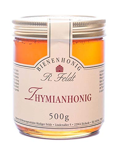 Thymian Honig - aromatischer, naturbelassener Honig vom Imker (500g)