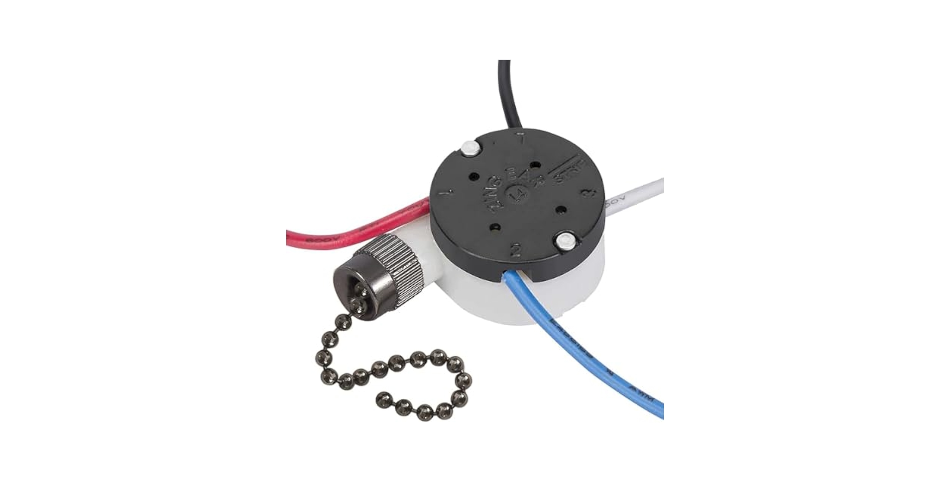 Ceiling Fan 3 Speed Switch-with 4 Pre-Installed Wires,Zing