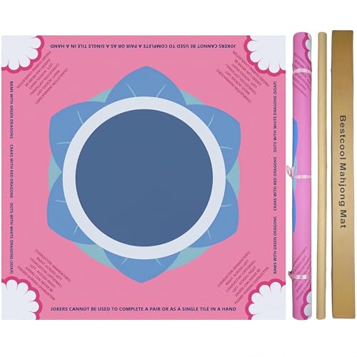 bestcool 2025 Neoprene Mahjong Mat con reglas