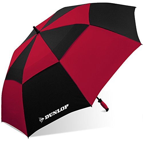 Dunlop Double Canopy Golf Umbrella-7800-dl Blkrd, Black/Red, One Size