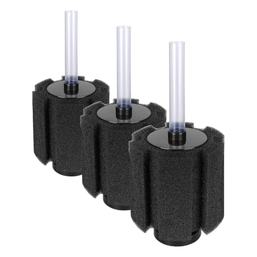 Image of AQUANEAT Aquarium X Large Bio Sponge Filter Breeding Fry Fish Tank (X Large up to 150Gal) (Pack of 3)