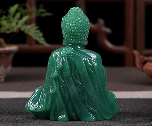 Estatua de Buda sentado meditativo para decoración miniatura 5