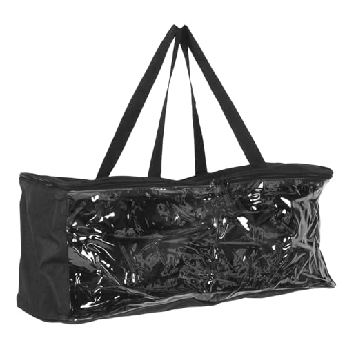 Healeved Baseball Cap Storage Organizer Bag Stackable Hat Carrier with Dual Zippers for Efficient Hat Organization and Travel Space-saving Design and Accessories