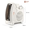 Orient Electric Areva Portable Room Heater | 2000W | Two Heating Modes | Advanced Overheat Protection | Horizontal & Vertical Mount | 1-year replacement warranty by Orient | White #1