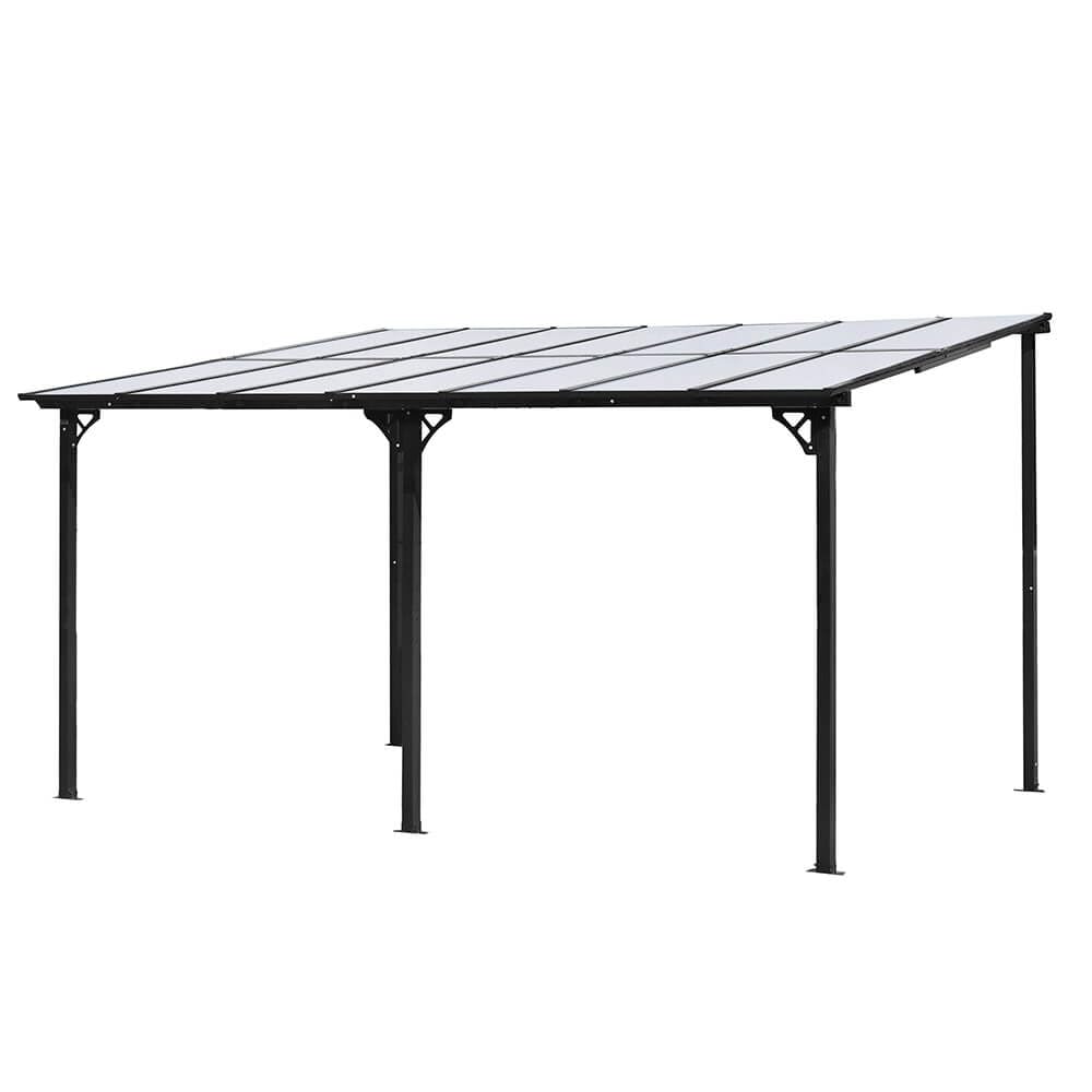 HOME DELUXE Terrassendach Aluminium ECO Größenauswahl 420x300 cm