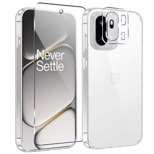 Oneplus 15R 5G �X�}�z�P�[�X �X�N���[���v���e�N�^�[&�J���������Y�v���e�N�^�[�t�� [���΂݂Ȃ�] [�~���^���[�O���[�h�̗����ی�] Oneplus 15R 5G 2025�p�ی�J�o�[�P�[�X - �N���X�^���N���A