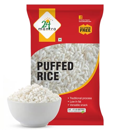Image of 24 Mantra Organic Puffed Rice /Murmura /Ubbina Annam - 200gms | Pack of 1 | Chemical Free & Pesticides Free | Naturally Gluten-Free