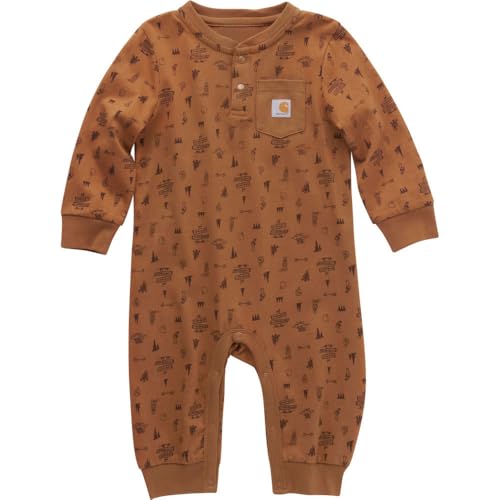 Image of Carhartt Kid's CM8765 Long-Sleeve Printed Coverall - Boys
