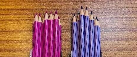 Image of NOZOMI Medical council approved colors Hematoxylin & Eosin Pencil Set - 2 Violet, 2 Lilac | Medical Lab Use | Smooth Writing, Durable Tips | Drawing Pencils (Pack of 4)