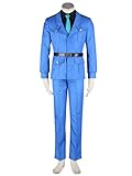 HOLRAN APH Axis Powers Hetalia Italy Cosplay Costume Uniform (Large) Blue