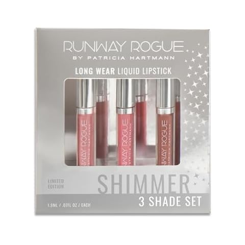 Runway Rogue Try Me x 3 Mini Long Wear Limited Edition Liquid Lipstick Set, Rodeo Trio (‘Soft Box’, ‘Jet Set’, ‘Couture’) Cover