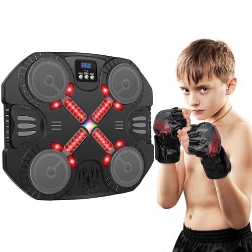 Music Boxing Machine Sport Toys for Kids,Wall Mounted...