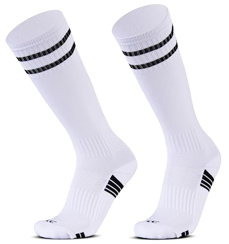 Image of RC. ROYAL CLASS Football Socks -Knee High Unisex, Cushioned Sole, Hi-Performance, Soft & Breathable,Ventilated,Moisture Wicking,Anti-Odour,Football /Soccer Socks For Kids to Adults-Pack of 1 Pair