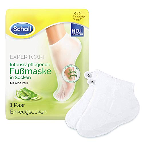 Scholl EXPERTCARE intensiv pflegende Fußmaske mit Aloe Vera –...