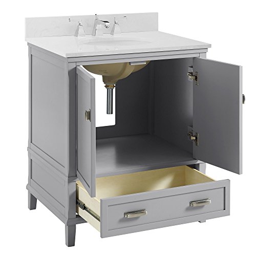 Dorel Living Otum 30” Bathroom Vanity, Gray #TOP3
