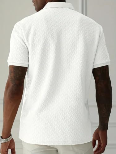 Image of Trillion Jaqquard Men's Polo T Shirt for Men (Polyester Blend | Regular Fit)