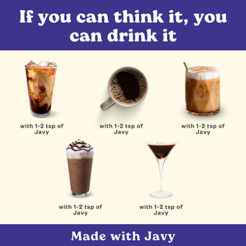 Image of Javvy Cold Brew Coffee Concentrate Instant Coffee, Original, 3 Pack | 100% Real Coffee, 0g Sugar, No Artificial Flavors, 60-80mg Caffeine per Serving, Gluten Free, Makes Hot or Iced Coffee