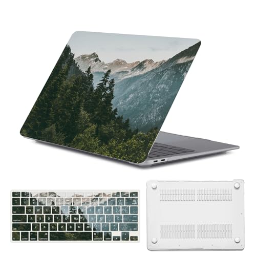 Funda MacBook Pro 15 Pulgadas Ultrafina Protector Teclado Diseño Bosque