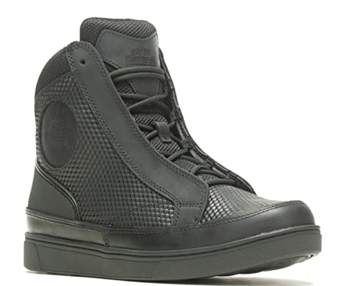 Harley-Davidson Men's Vardon Carbon Black or Grey Riding Sneaker Boots D96262