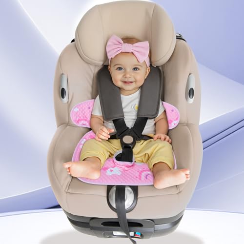 INFANZIA Dry Seat, Car Seat Protector Waterproof Carseat Liner Potty Training Toddlers, Baby and Infants, Piddle Pad for Carseats Strollers (Pink, 1 Pack) - Thumbnail 6