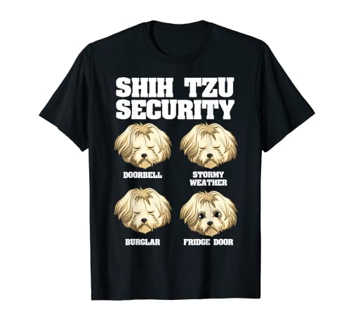 Funny Shih Tzu Security Fridge Door T-Shirt