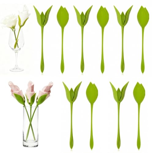 Porte-serviettes fleur en ABS, la solution pliage rapide pour banquet - 2