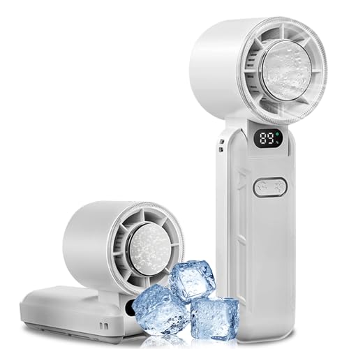 Ventilador Turbo Portátil de Mão, Mini Ventilador Pessoal Dobráve...