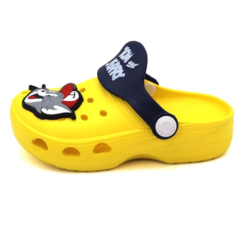 Image of SVAAR Tom & Jerry Kid's Attractive Clogs with Authentic Tom & Jerry Charms and Adjustable Back Strap
