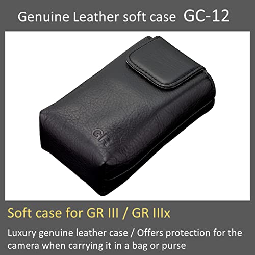 RICOH Leather Soft case GC-12 [Compatible Models: GR III, GR IIIx] [Luxury Genuine Leather case] by Ricoh - Image 2