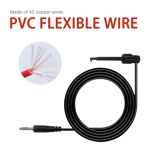 Image of Multimeter Probes, 4mm Multimeter Leads, Test Leads