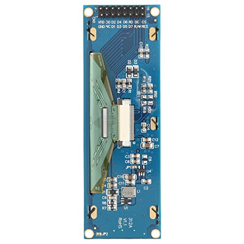 Quystetes Pantalla OLED 3,12 Pulgadas 256X64 25664 Puntos Pantalla de MóDulo LCD GráFico Pantalla LCM Controlador SSD1322 Admite SPI (Amarillo)