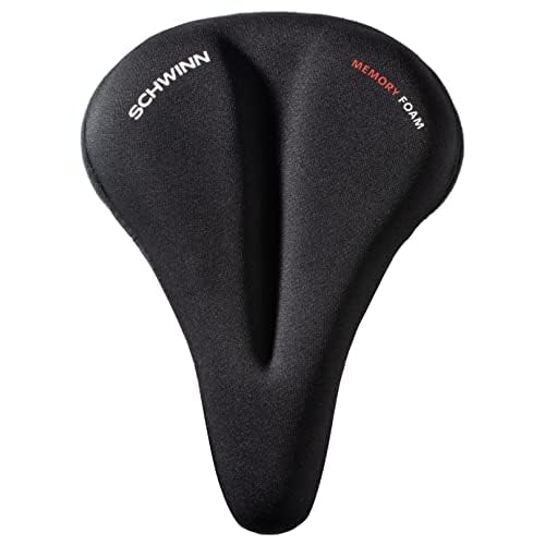 Schwinn Sport Memory Foam Bike Seat Cover – Comfortable Indoor Cycling Saddle Upgrade