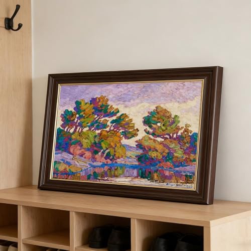 Impression sur toile décoration murale haut de gamme Smoky River Birger Sandzen