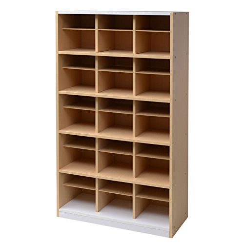 アビライト 日本製 スリッパシューズラック 3列 5段 幅81.8