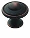 Amerock TEN53002ORB Allison Value 1-3/16in(30mm) DIA Knob - Oil-Rubbed Bronze - 10 Pack