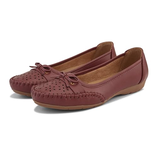Image of Centrino Women's Bellies | Soft Cushioned Footbed for Extra Comfort | Stylish & Elegant Look for Ladies | Fashionable & Durable Bellies | Comfort & Quality (9483)